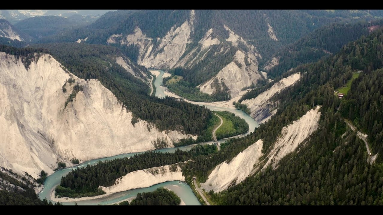 Geschichte: Rheinschlucht/Ruinaulta: Ilanz - Reichenau
